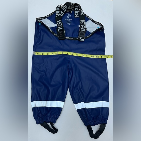 157 FUNK Kids Muddy Buddy Coverall Waterproof Rain Suit size 80 gently used - Picture 14 of 15